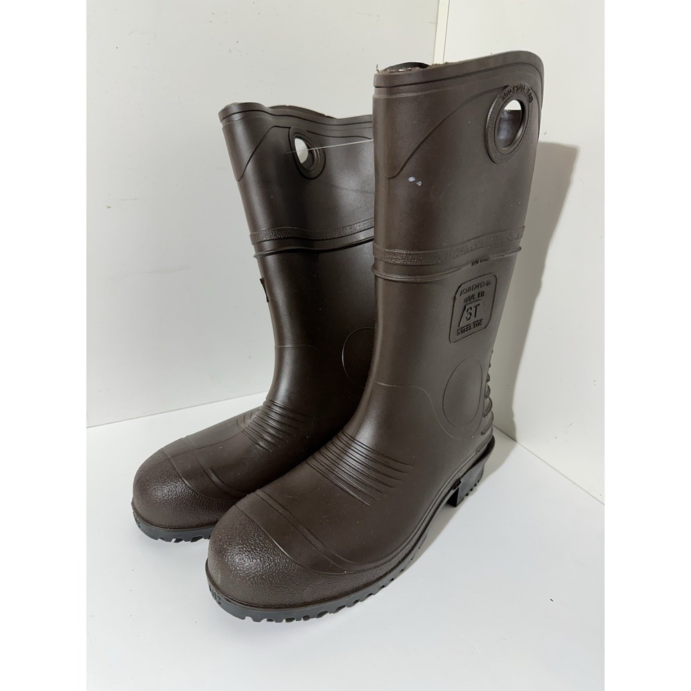 Dunlop DURAPRO XCP Men's Brown Boots with Safety Steel Toe Size 12